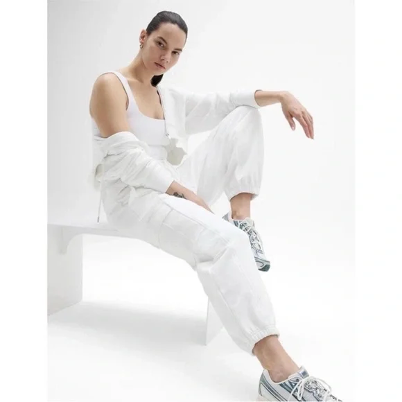 Athleta Heavyweight Terry Cargo Jogger - Picture 1 of 6